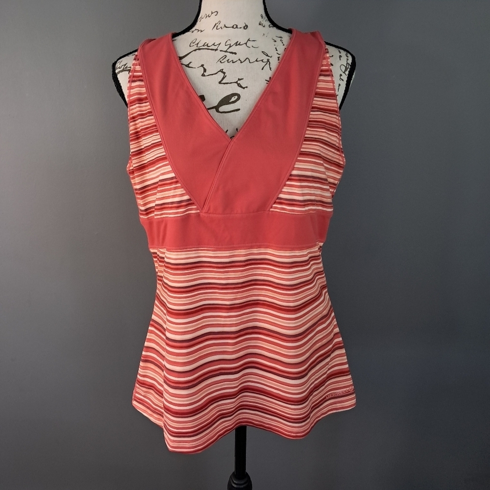 Merrell Tank Top Opti-Wick UPF 50+ Racerback Coral Pink Size Large